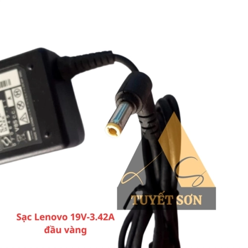 display Sạc Lenovo 19V-3.42A đầu vàng 3
