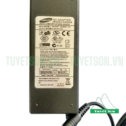 display Sạc Samsung 19V-4.74A 3