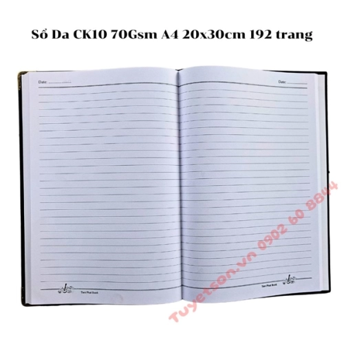 display Sổ Da CK10 70Gsm A4 20x30cm 192 trang 2