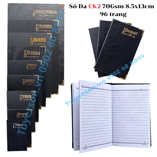 display Sổ Da CK2 70Gsm 8.5x13cm 1