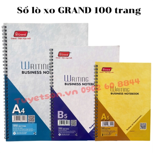 display Sổ lò xo GRAND 100 trang 1