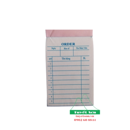 display Sổ Order 2L 8x12cm ko đế 2