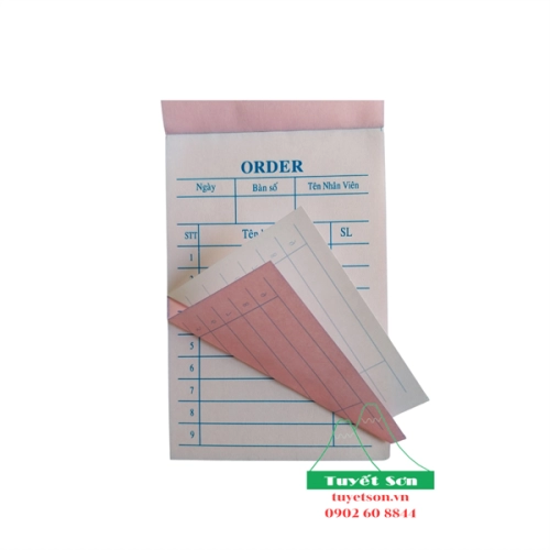 display Sổ Order 2L 8x12cm ko đế 3