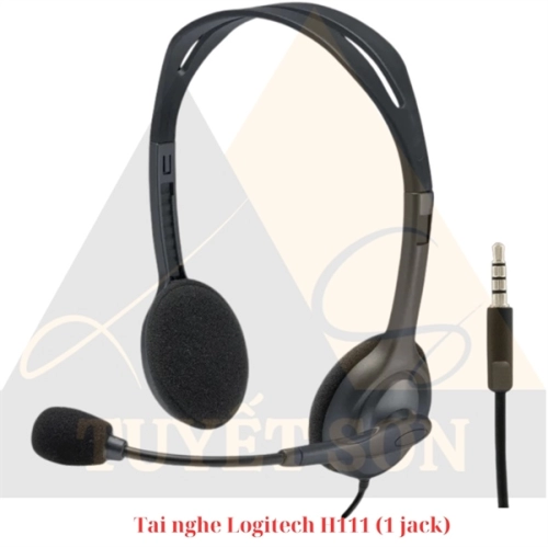 display Tai nghe Logitech H111 (1 jack) 1