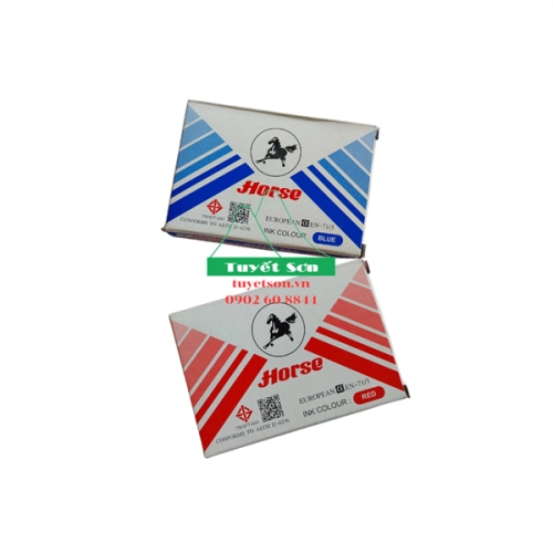 display Hộp tampon pad Horse No.3 5.4x8.5cm lọt lòng - hộp dấu kim loại 4