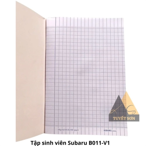display Tập sinh viên Subaru B011-V1 (200 trang-4 ôly ngang-72gsm) 2