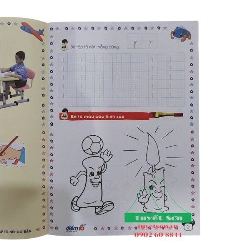 display Tập tô chữ TP-TTC04 (tô chữ và tô màu) 3