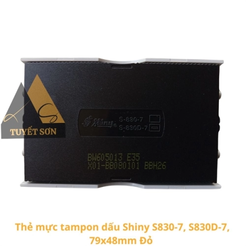 display Thẻ mực tampon dấu Shiny S-830-7 S-830D-7 79x48mm 1