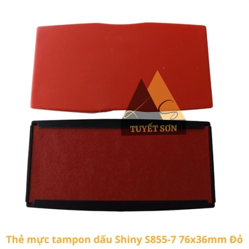 display Thẻ mực tampon dấu Shiny S855-7 76x36mm 1