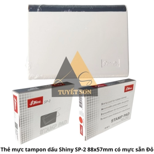 display Hộp tampon pad Shiny SP-2 57x88mm có mực sẵn - hộp dấu nhựa 1