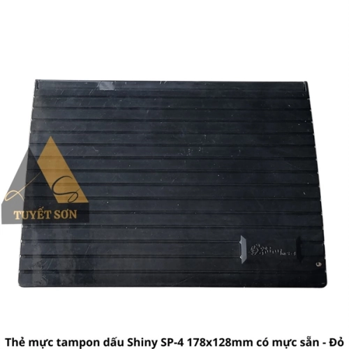 display Hộp tampon pad Shiny SP-4 178x128mm có mực sẵn - hộp dấu nhựa 1