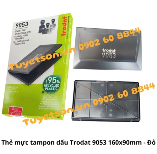 display Hộp tampon pad Trodat 9053 160x90mm - hộp dấu nhựa 3