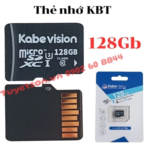 display Thẻ nhớ 128GB KBT 1