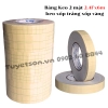 list Băng Keo 2 mặt 2.4Fx6m keo xốp trắng xốp vàng 1