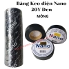 list Băng Keo điện Nano 1.8Fx20Y Đen MỎNG 1