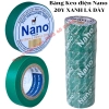 list Băng Keo điện Nano 1.8Fx20Y Xanh Lá DÀY 2