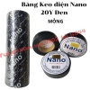 list Băng Keo điện Nano 1.8Fx20Y Đen MỎNG 1