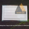 list Bảng tên có kẹp và kim cài (PB 5.8x9cm-LL 5.5x8.5cm) 1