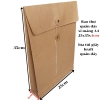 list Bao thư quấn dây xi măng A4 25x35x4cm - bìa túi giấy kraft quấn dây ĐÁY 4CM 1