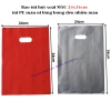 list Bao túi hột xoài MÀU 24x34cm - túi PE màu ni lông bóng dẻo nhiều màu 1