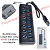 list Bộ HUB chia cổng USB 7 cổng H-607 3.0 15cm - có công tắc 1