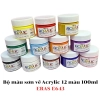 list Bộ màu sơn vẽ Acrylic 12 màu 100ml ERAS E643 - vẽ lên tường, áo, giày, ly thủy tinh, giấy 1
