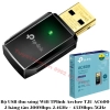 list Bộ USB thu sóng Wifi TPlink Archer T2U AC600 2 băng tần 200Mbps 2.4GHz + 433Mbps 5GHz 1