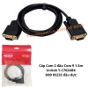 list Cáp Com 2 đầu Com 9 1.5m Unitek Y-C702ABK - DB9 RS232 đầu đực 1