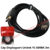 list Cáp Displayport Unitek YC-609BK 3m 1
