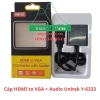 list Cáp HDMI to VGA + Audio Unitek Y-6333 (BOX) 4
