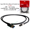 list Cáp USB 3.0 to Micro B Unitek 1m Y-C461 GBK - cáp ổ cứng - cáp HDD box - cáp HDD Docking - cáp đầu xem phim HD 1