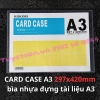 list Card Case Kokobi A3 297x420mm - bìa nhựa cứng đựng tài liệu A3 có khung 2