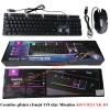 list Combo phím chuột CÓ dây Misuko KB-C024 XK-01 USB led RGB 2