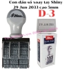 list Con dấu số xoay tay Shiny D-3 29-Jun-2033 cao 5mm 1