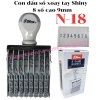 list Con dấu số xoay tay Shiny N-18 8 số cao 9mm 1