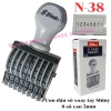 list Con dấu số xoay tay Shiny N-38 8 số cao 5mm 1