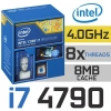 list CPU intel core I7 4790 (3.6GHz up to 4.0Ghz,4 Core, 8 Threads, 8Mb) 4