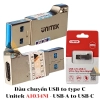 list Đầu chuyển USB to type C Unitek A1034NI - USB-A to USB-C 1