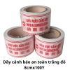 list Dây cảnh báo an toàn trắng đỏ khu vực cấm vào 8cmx100Y 90m - cuộn rào chắn công trình 1