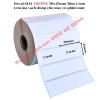 list Decal GIẤY THƯỜNG 50x25mm 50m 2 tem - tem mã vạch dùng cho máy có phim mực 1