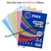 list Giấy bìa màu A4 180Gsm THmax 1
