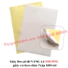 list Giấy Decal đế VÀNG A3 THƯỜNG - giấy có keo dán 1