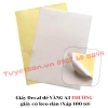 list Giấy Decal đế VÀNG A3 THƯỜNG - giấy có keo dán 2