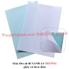list Giấy Decal đế XANH A3 THƯỜNG - giấy có keo dán 1