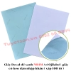 list Giấy Decal đế xanh NHÁM A4 Ojilabel - giấy có keo dán nhập khẩu 1