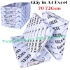 list Giấy in A4 Excel 70-72Gsm 1