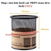 list Hộp cắm bút lưới sắt TRÒN màu đen Deli E9172 1