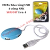 list HUB chia cổng USB 4 cổng SSK SHU017 1 ra 4 1