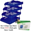list Kệ 4 tầng ráp nhựa Eras E831 chân gắn Inox 1