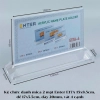 list Kệ chức danh để bàn mica 2 mặt Enter E17A-4 15x8.5cm, đế 17x5.5cm, dày 20mm, vát 4 cạnh 1